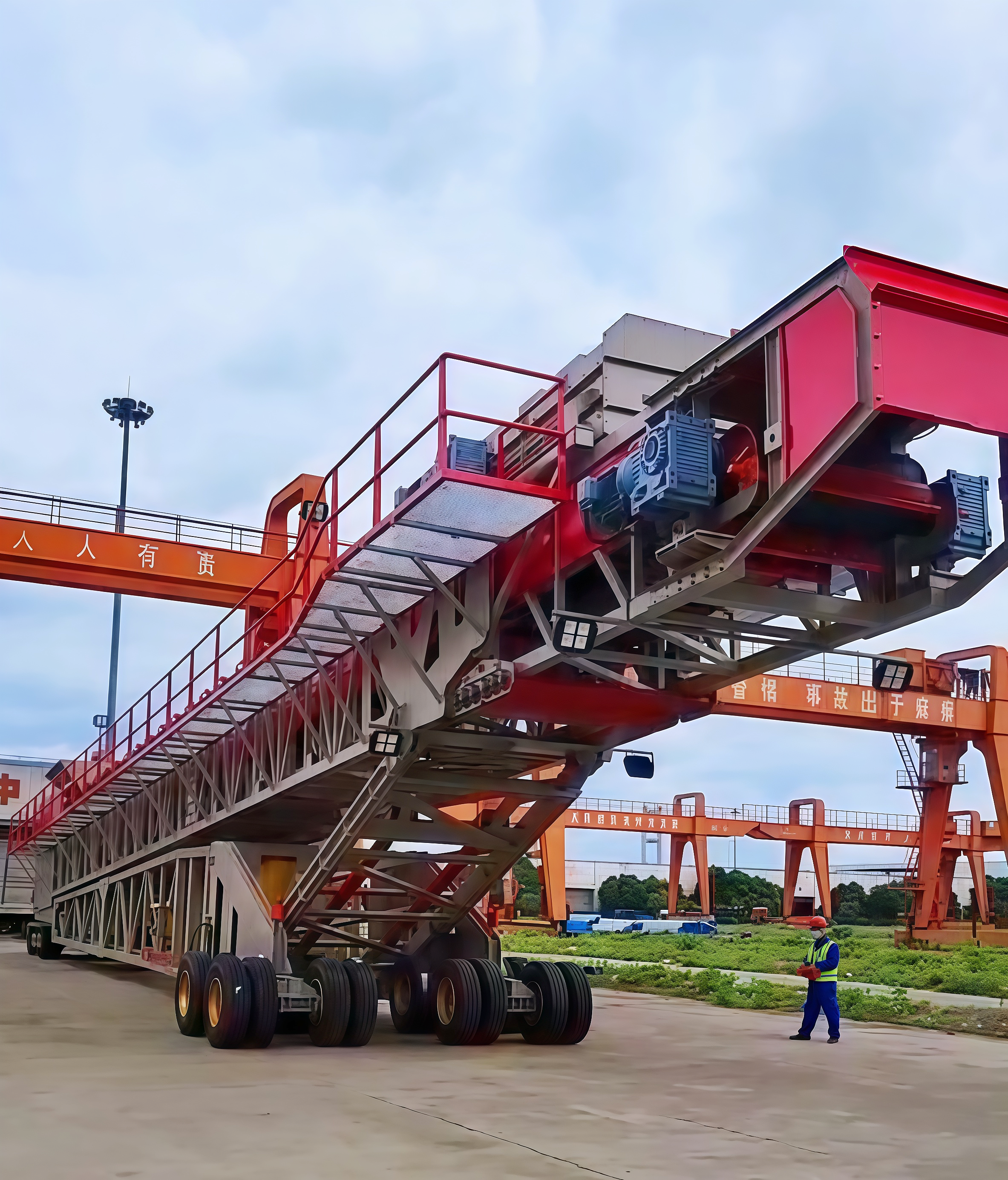 High Speed Stable Automatic Stacker Crane With S Curve Control